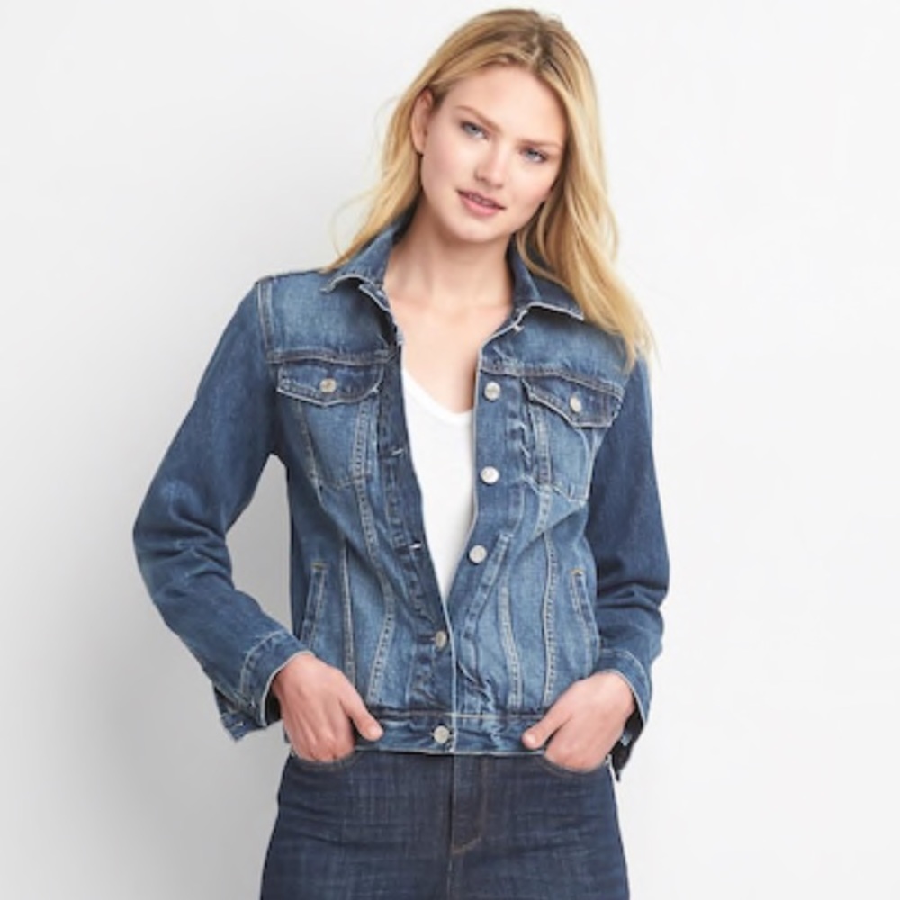 Gap 1969 Denim Jean Jacket 100% Cotton Size Large